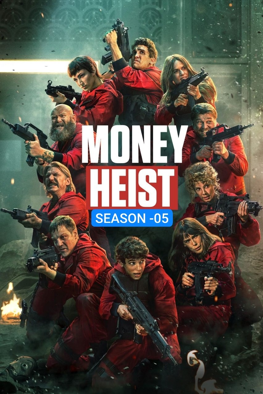 Money Heist S05 2021 Hindi English Dual Audio Completed Web Series HEVC ESub filmywap