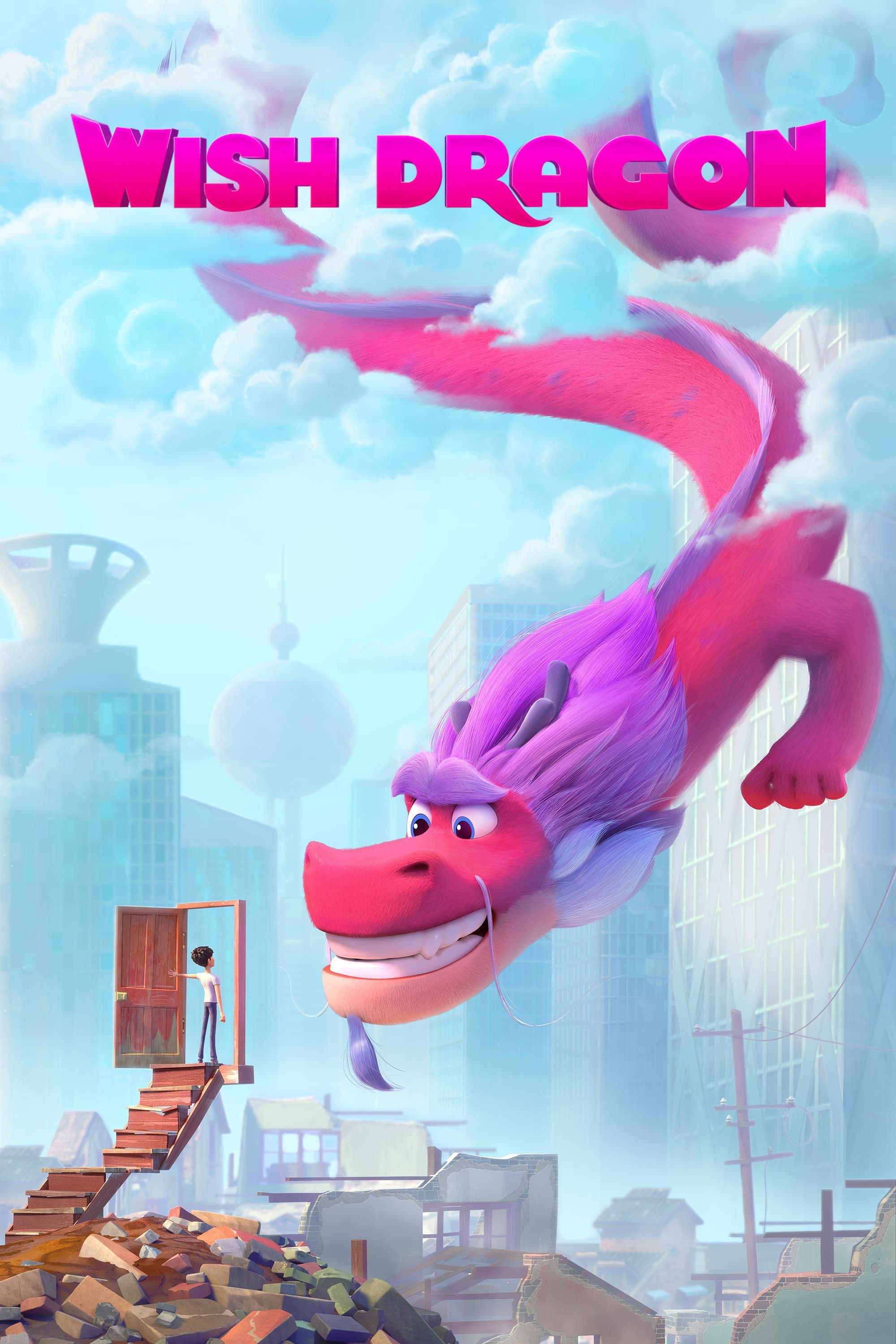 Wish Dragon 2021 Hindi English Dual Audio Animation Movie HD ESub filmywap