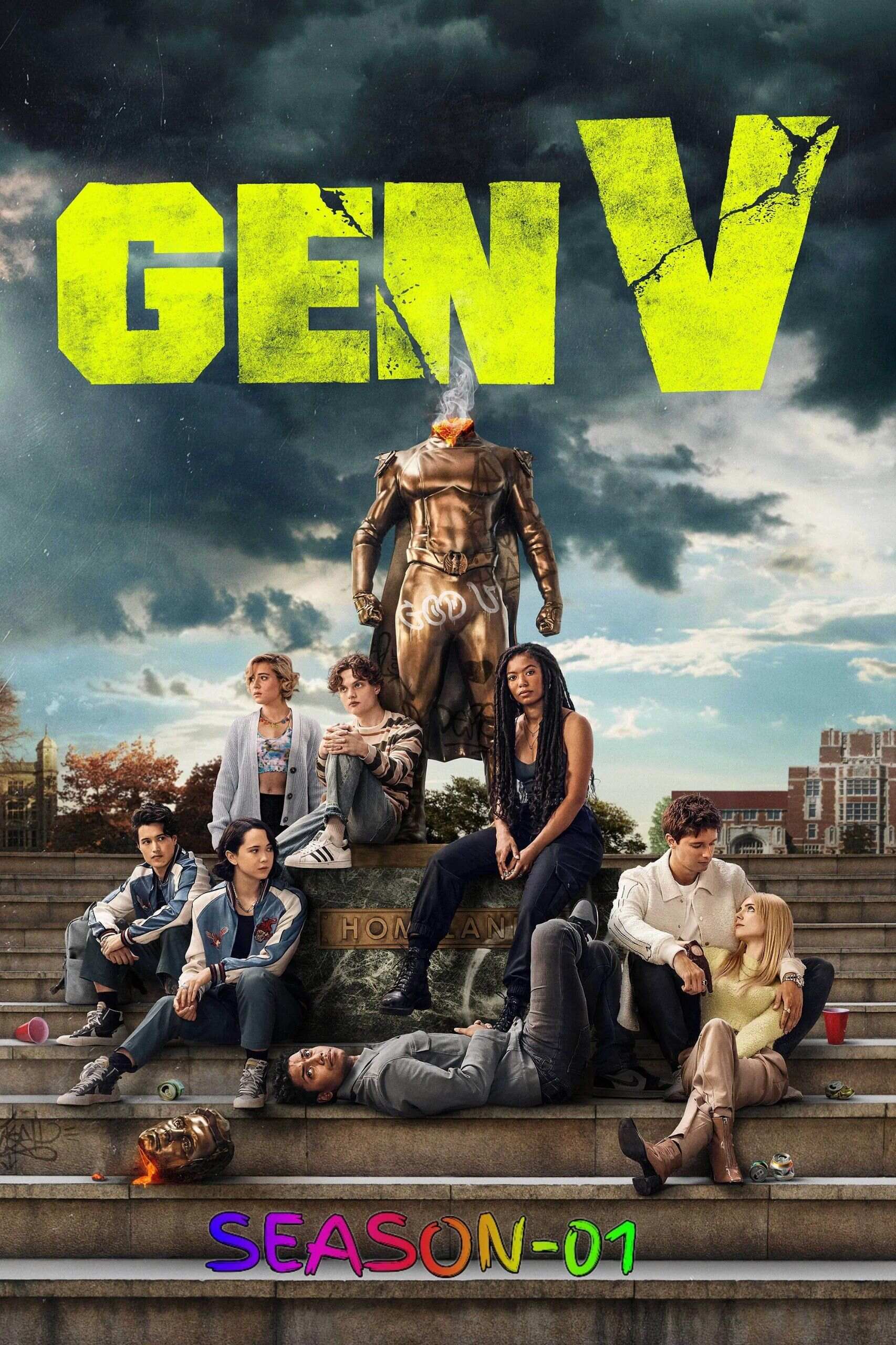 Gen V S01 2023 Hindi English Dual Audio Completed Web Series HEVC ESub filmywap