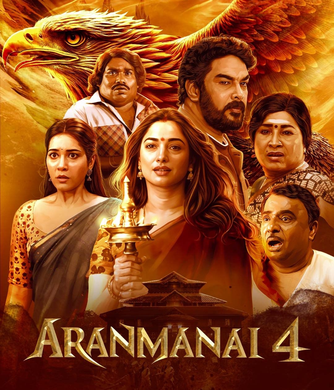 Aranmanai 4 2024 Hindi Tamil Dual Audio UnCut Movie HD ESub filmywap