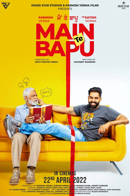 Main Te Bapu 2022 Punjabi Full Movie HEVC filmywap