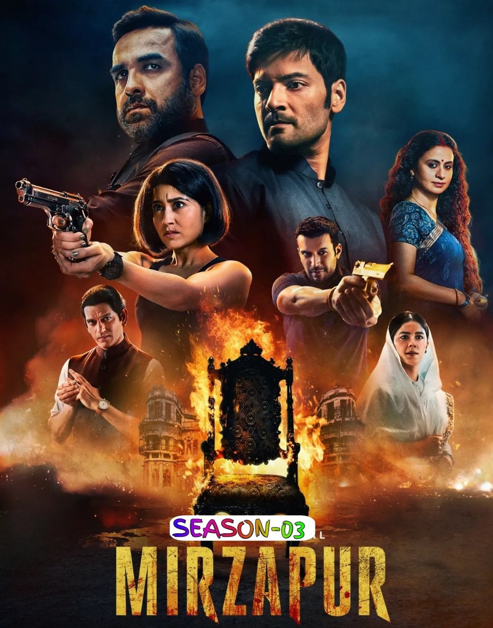 Mirzapur S03 2024 Hindi Completed Web Series HEVC ESub filmywap