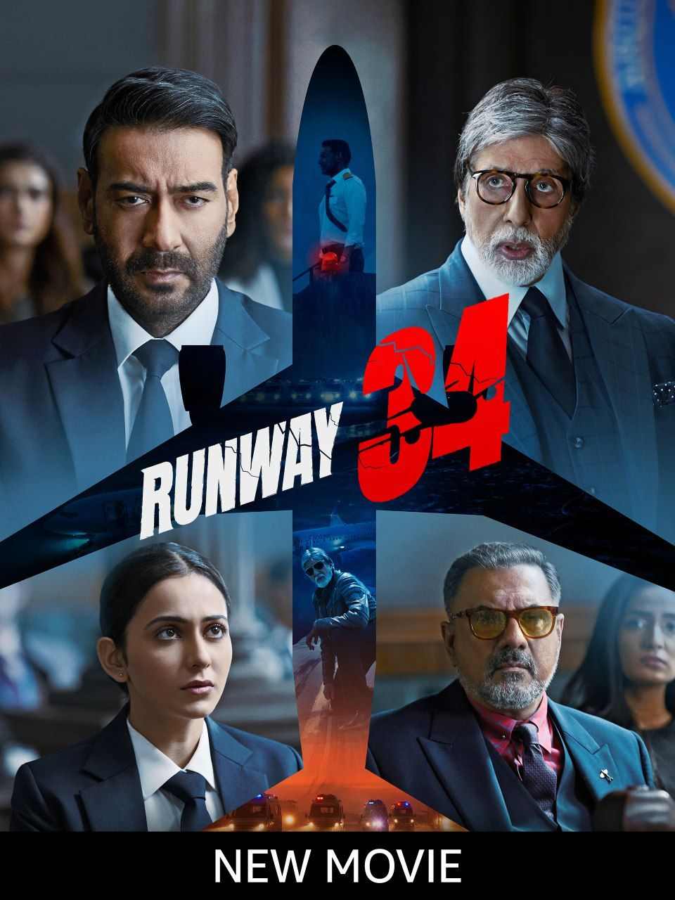 Runway 34 2022 Bollywood Hindi Full Movie HD ESub filmywap