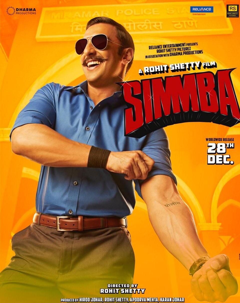 Simmba 2018 Bollywood Hindi Full Movie BluRay HD ESub filmywap