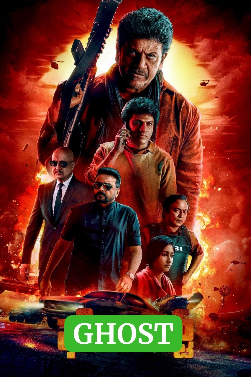 Ghost 2023 Hindi Kannada Dual Audio UnCut Movie HD ESub filmywap
