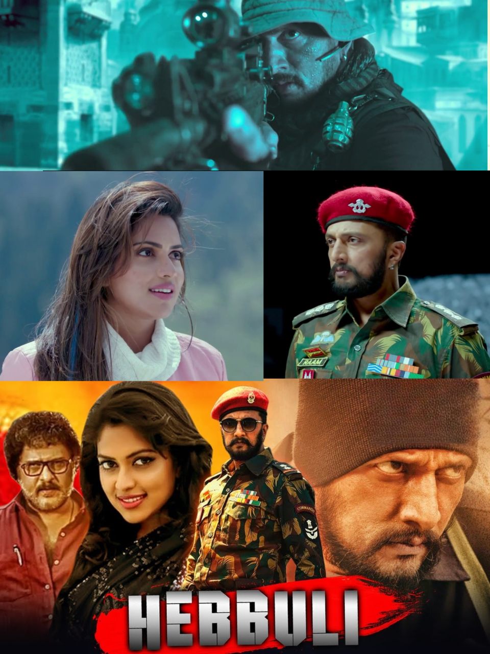 Hebbuli 2017 Hindi Kannada Dual Audio UnCut Movie HD ESub filmywap