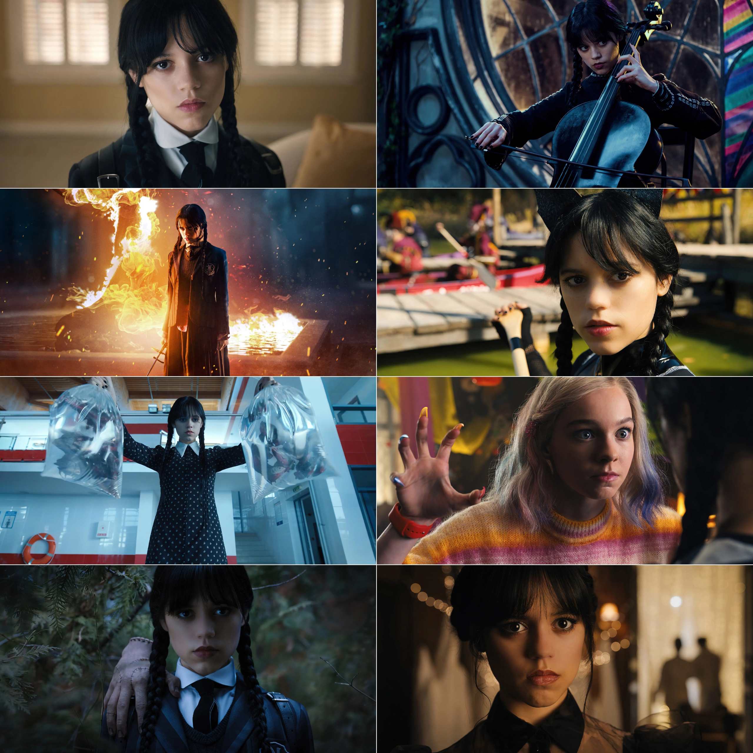 Wednesday S01 2022 Hindi English Dual Audio Completed Web Series HEVC BluRay ESub filmywap screenshot