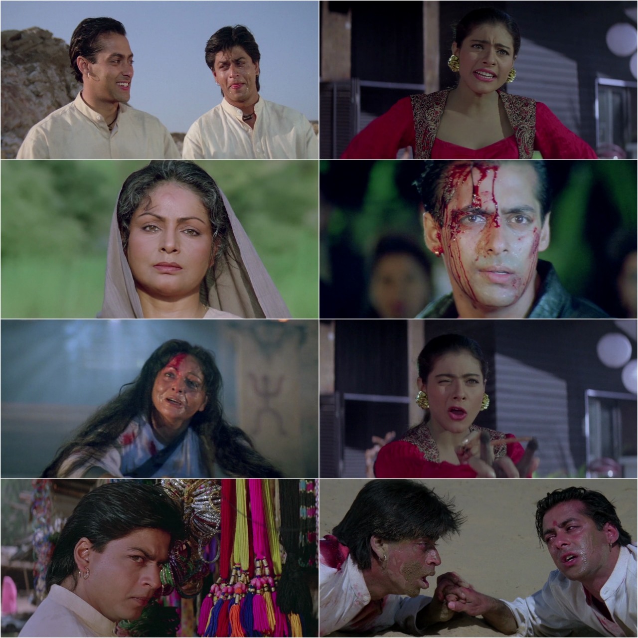 Karan Arjun 1995 Bollywood Hindi Movie HD ESub filmywap screenshot