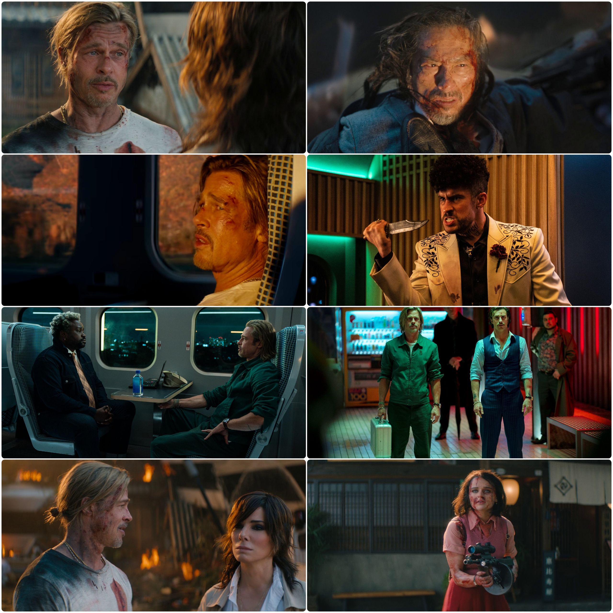 Bullet Train 2022 Hindi English Hollywood Dual Audio Movie BluRay HD ESub filmywap screenshot