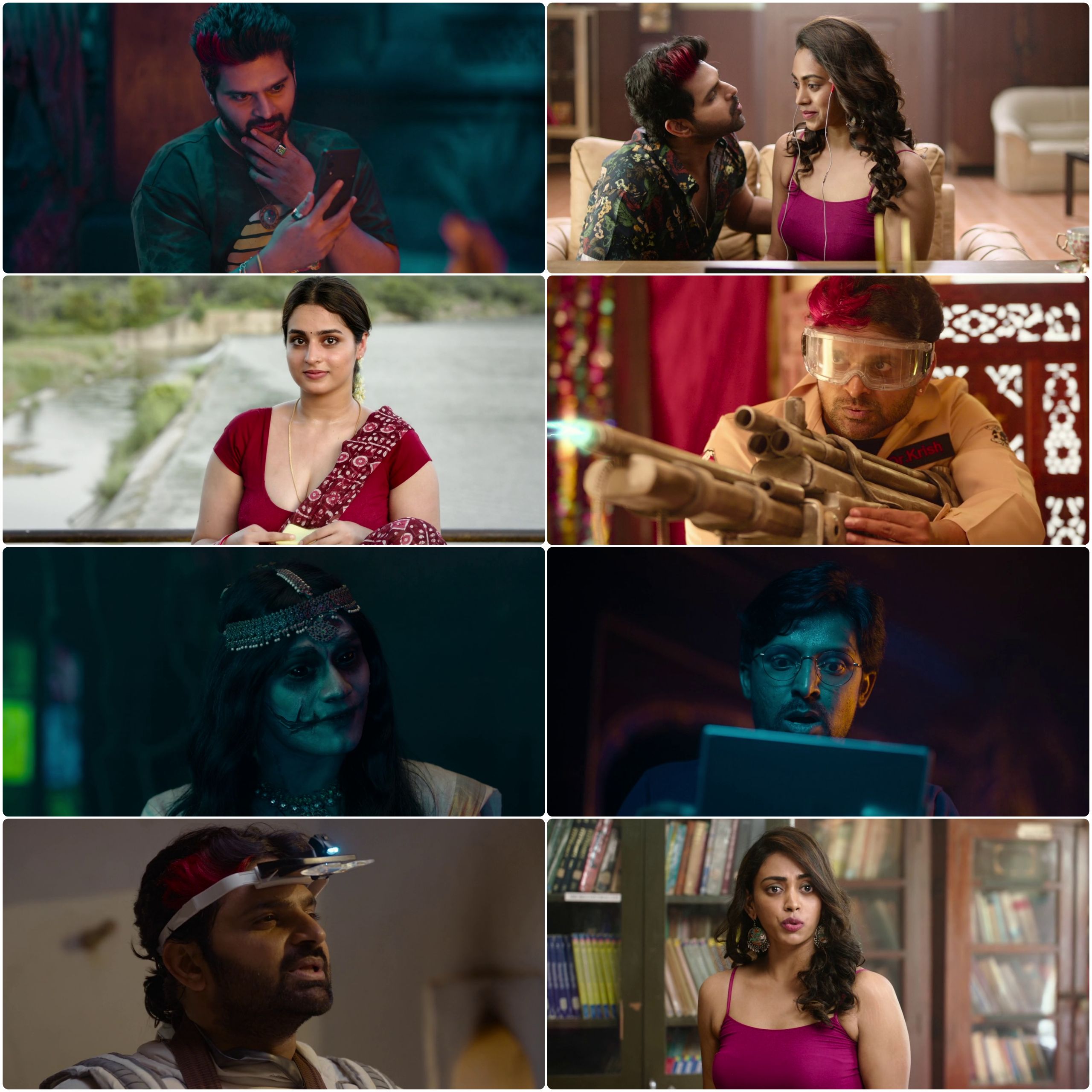 Om Bheem Bush 2024 Hindi Telugu Dual Audio UnCut Movie HD ESub filmywap screenshot