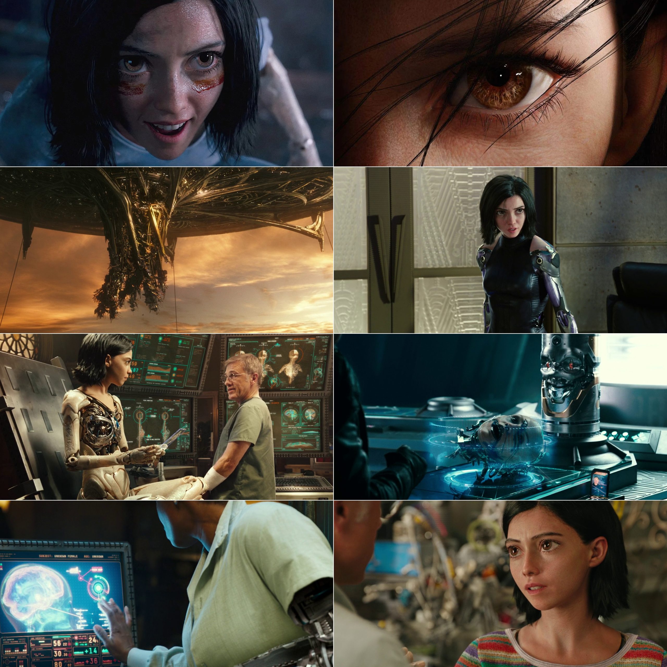 Alita Battle Angel 2019 Hindi English Dual Audio Hollywood Movie BluRay HD ESub filmywap screenshot