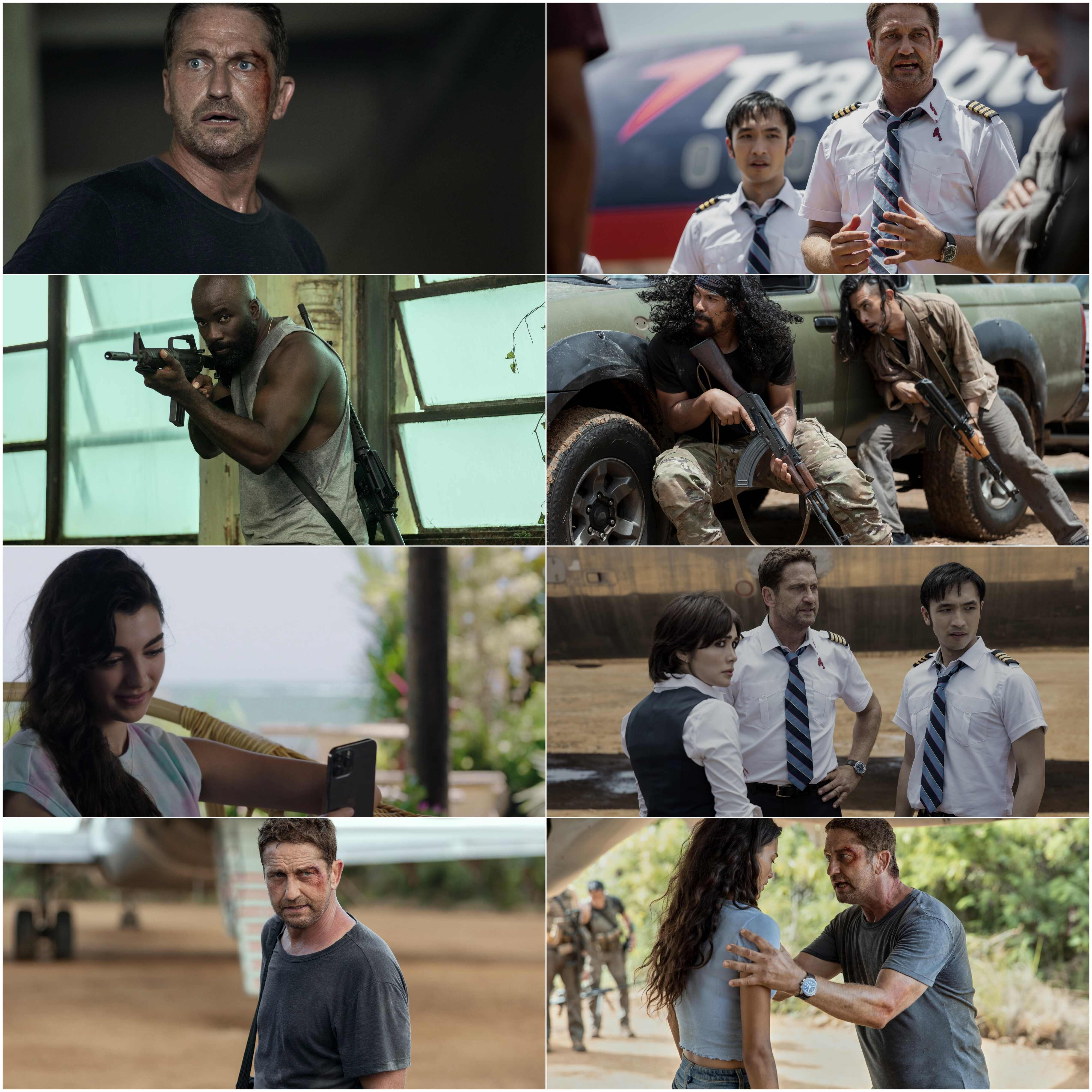 Plane 2023 Hindi English Dual Audio Hollywood Movie BluRay HD ESub filmywap screenshot